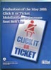 Evaluation of the May 2005 Click It or Ticket Mobilization ( Fact Sheet)